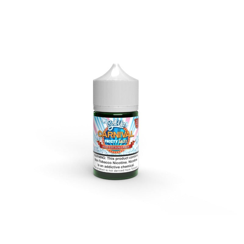 ROLL UPZ CARNIVAL FROZTY SALTZ - BLUE COTTON CANDY 25MG