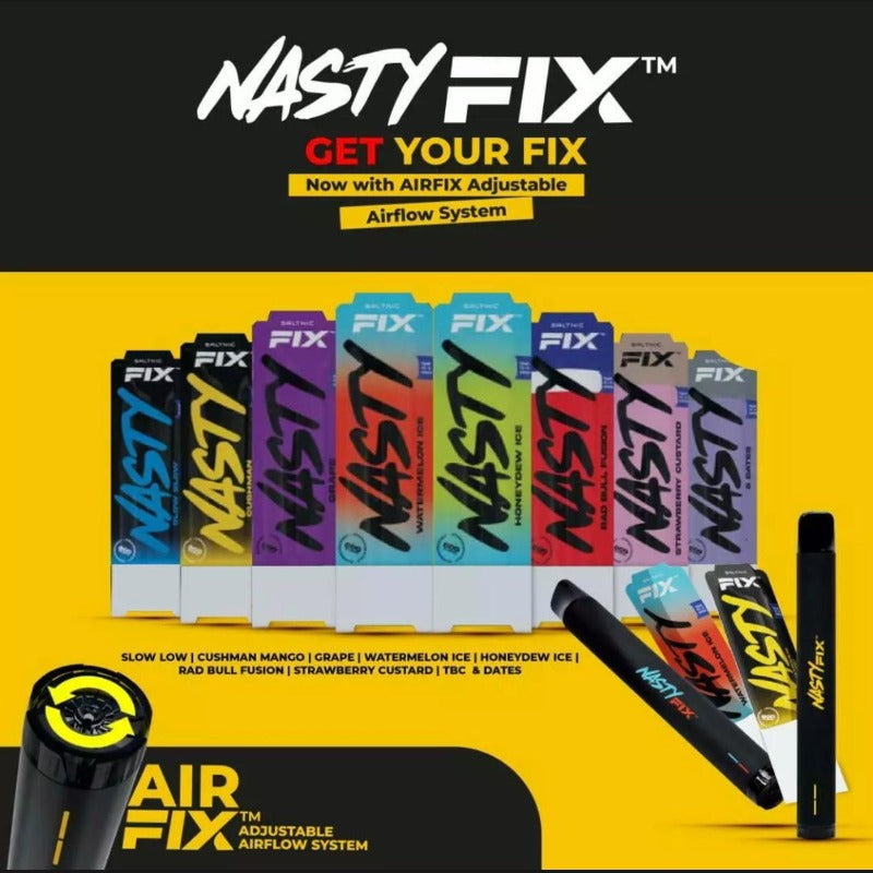 NASTY AIR FIX DISPOSABLE 800PUFFS 2.0%