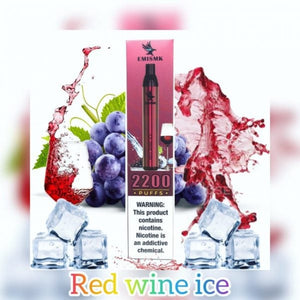 EMISMK RED WINE ICE 2200 PUFF - 5%